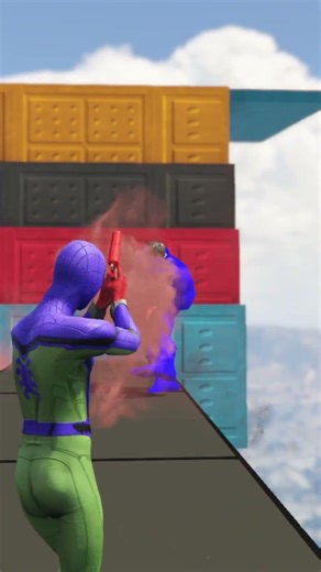 Hulk SMASH vs Spider-Man Jump! 😱 #shorts #gta5 #spidermanps4 #youtubeshorts