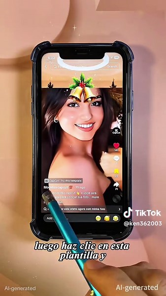 🎉Solo necesitas subir una foto para crear un video navideño idéntico a este. #capcutforus #capcut #capcutpioneer #ChristmasAIFilterTutorial #XmasFilter2025Tutorial Tutorial de Foto AI de Natal Hướng dẫn ảnh AI Giáng Sinh Tutoriel Photo IA de Noël AI holiday photo edit AI Christmas filter AI art Christmas trend Create a magical Christmas portrait with AI! gemini ai photo prompt christmas gemini ai photo prompt tutorial ai gemini photo prompt for females gemini ai photo prompt trend ¿Cómo hacer u