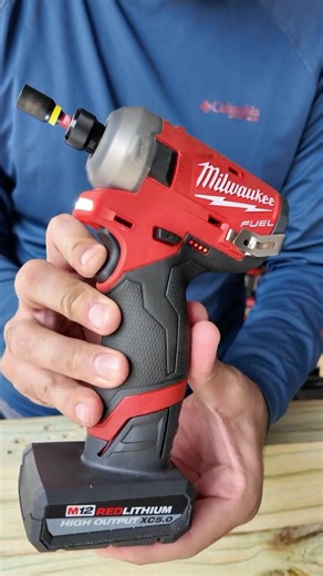 Milwaukee m12 Fuel SURGE Impact driver. #shorts #viralshorts #milwaukeetools #diy