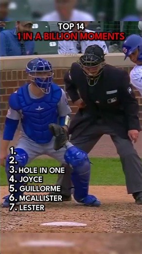 Top 14 1 In A Billion Moments🤯✌️| #baseball #mlb