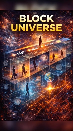 Kya Future Already Exist Karta Hai? | Block Universe #shorts #shortvideo