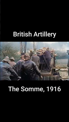 The barrage at the Somme