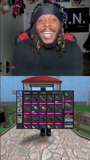 Can You Take My Rarest Knife? 😬 #MM2 #Roblox
