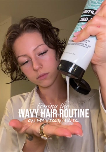 Wavy Hair Routine with K18 and Redken Products