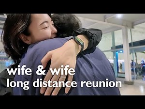 two months apart, then we meet again | lesbian couple vlog