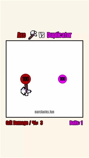 Axe Showdown Against Duplicator Animation