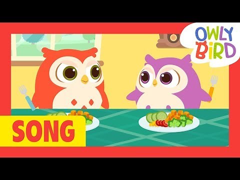 Munch Crunch | Healthy Eating Song | Healthy Meal | Nursery Rhymes | OwlyBird | Kids Songs