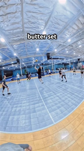 That was a butter set 😍🤯POV volleyball 📸