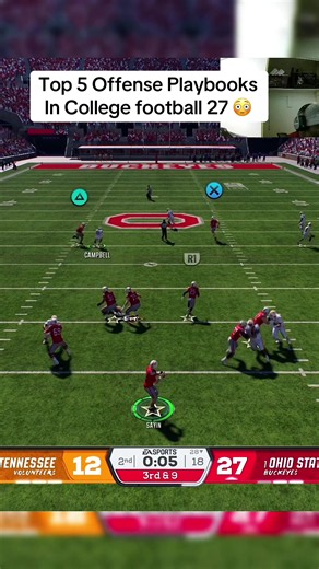 Top 5 Offense Playbooks in College Football 27