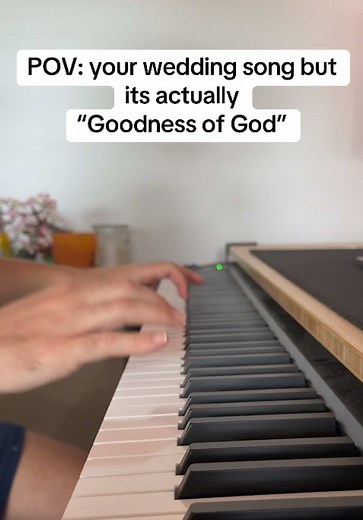 Would you use this? #christian #christiantiktok #goodnessofgod #wedding #christianwedding
