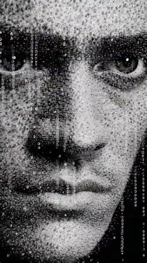Code Portrait, An entity that exists only in code. #art #artist #photography #eyes #artwork