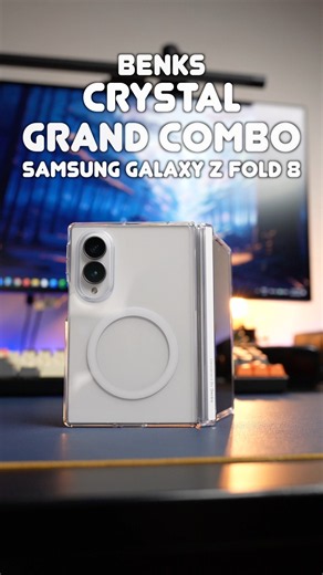 #ASMR Case Unboxing for the Samsung Galaxy Z Fold 8! Benks Crystal Grand Combo #benks #samsungzfold8