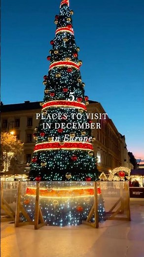 ❄️🎄 5 places to visit in December in Europe #travelinspiration #vacationideas #europetravel