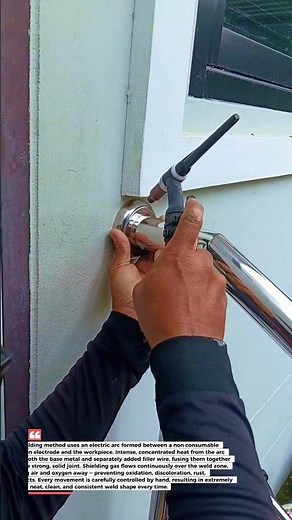 TIG Welding Technique for Stainless Steel Pipe Joints 🔧✨