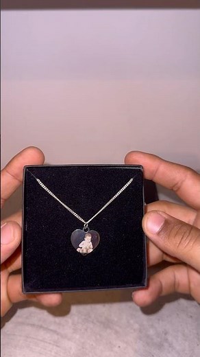 Colar em prata 925 com personalização em pendente em aço 316L