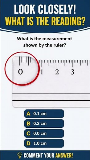 Can You Read This Ruler Correctly? Most People Get It Wrong! 🤯#BrainTeaser #RulerTest #IQTest #USA