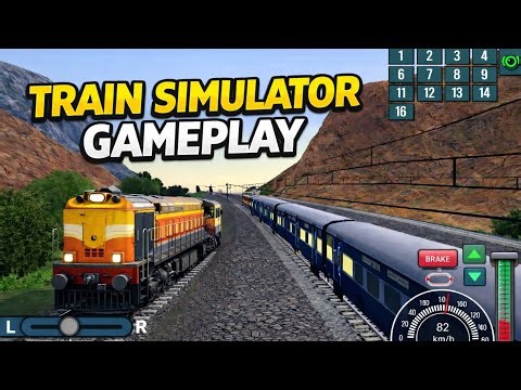 🔥 Train Simulator Gameplay || Realistic Train Driving Experience ....