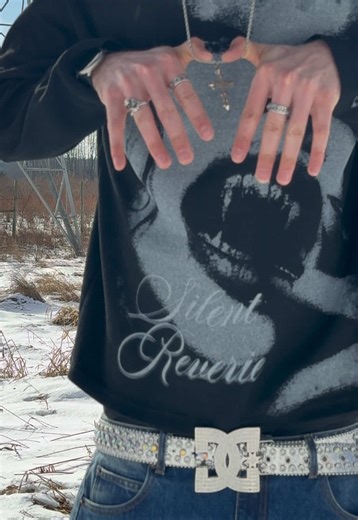 ad promo for @Silentreverie.us #y2k #fyp #jewelry #baggy #swag