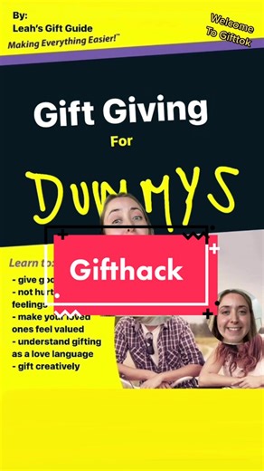 science 🤝 gift giving #gifttok #giftidea no, i dont actually think you are a dummy 🫶