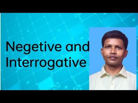 Negetive and Interrogative sentence of grammar