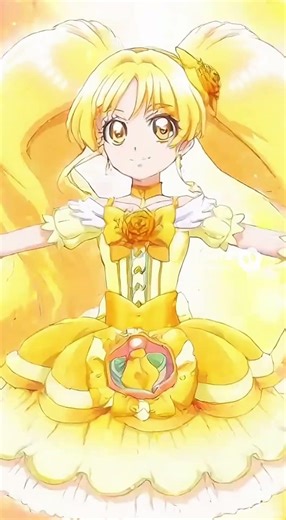 [AI PRECURE Transformation] 稲妻の輝き！黄色いプリキュア変身 / Lightning Glow! Yellow Precure Transformation #プリキュア