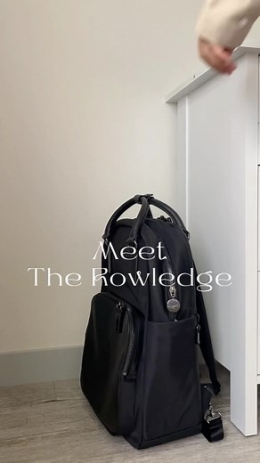 3.2K views | Gaonou Lo fits all her work day essentials in The Rowledge backpack, utilizing the spacious front compartment, padded laptop pocket (that has a water-resistant zipper!), and easy-to-reach protective phone stash pocket! From tech essentials to a few much needed midday snacks, The Rowledge can truly carry it all! | Lo & Sons | Facebook