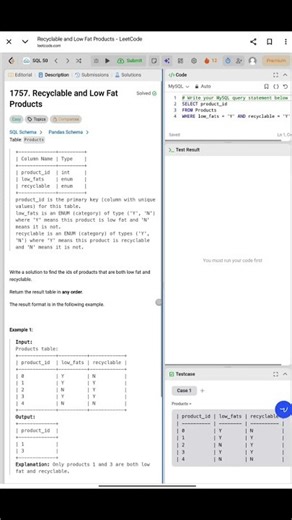 LeetCode Top 50 SQL | Question 1 | SQL Interview Question | 1757 leetcode