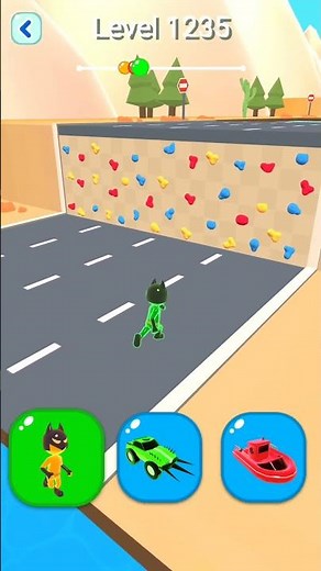 Shape-shifting Funny Race All Level Gameplay Walkthrough Master Level #1235 BeamNG.drive #Shorts