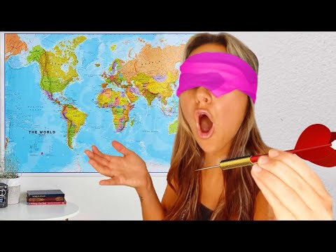 Throwing a dart at a map and going wherever it lands