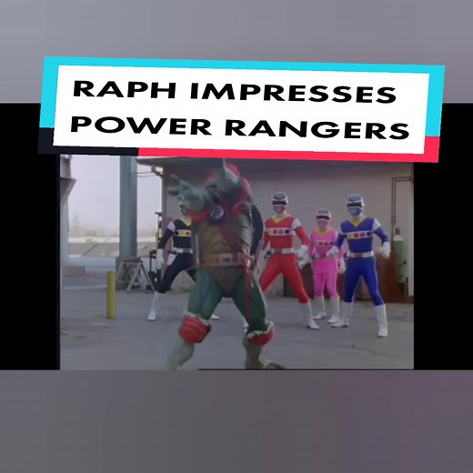 Raph impresses Power Rangers #teenagemutantninjaturtles #tmnt #ninjaturtles #powerrangers #powerrangersinspace