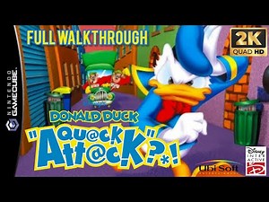 Disney's Donald Duck: Quack Attack (GameCube) Full Walkthrough - 2K60fps