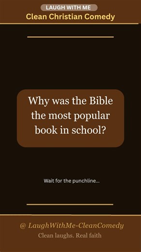 😂 Dad Joke of the Day # 15— Clean Christian Comedy!