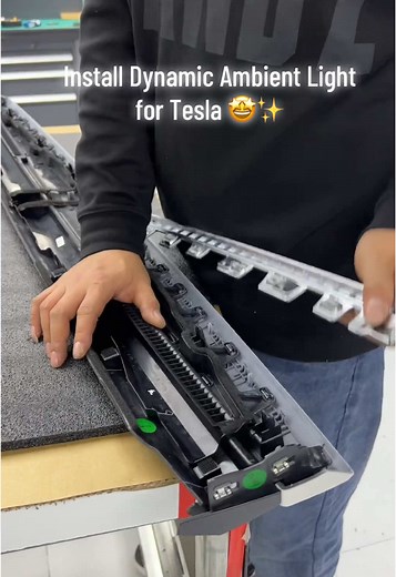 Premium LED Ambient Light Kit for Tesla Interiors