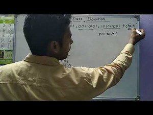 Checksum error detection technique | second method of error detection