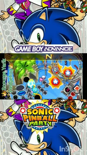 Sonic Pinball Party Shorts #sonicpinball #sonic #gameboyadvance #gba #sega #sonicteam #shorts