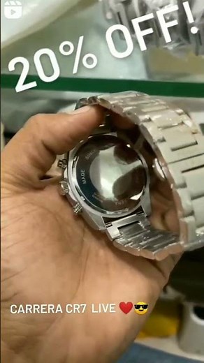 Tag Heu-er Grand Carrera LS CR7 Stainless steel Chronograph Review | Unbox Happpinesss