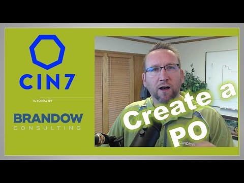 Create a Purchase Order - a Cin7 Omni Tutorial