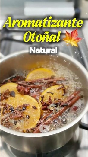 🍂 Ambientador CASERO con Olor a OTOÑO 🍁 ¡El Perfume Natural para tu Casa! #shorts #shortvideo