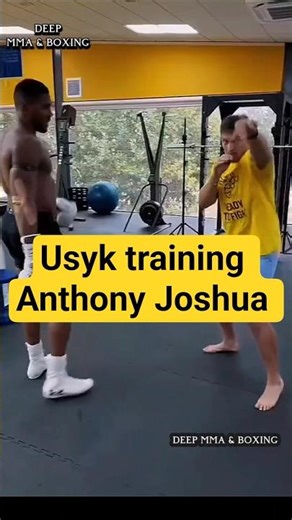 Usyk training Anthony Joshua for Jake Paul #boxing