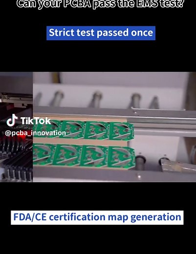 Can your PCBA pass the EMS test?，Strict test passed once，FDA/CE certification map generation #smtpcbainnovation #Vietnamsmtpcbacircuitboard #One-stop-solutionsmtpcbacircuitboard #Vietnamsmt #proffesseralsmtpcbamanufacturer