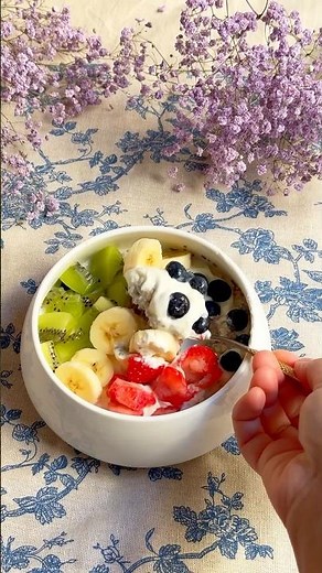 Healthy Yogurt Fruit Bowl Recipe | Easy 2-Min Breakfast 🍓🥣✨ #viral #shorts #breakfast