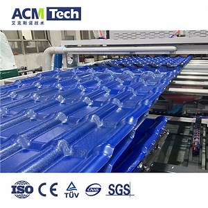 [Hot Item] Acmtech PVC Plastic Trapezoidal Roof Sheet Forming Manufacturing Machine Glazed Tile Roofing Making Machine