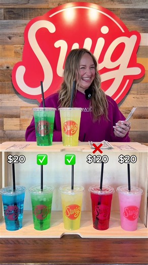 Is this considered cheating? 🤨 🥲💖 #swigdrinks #dirtysoda #challenge #moneygame #matchinggame