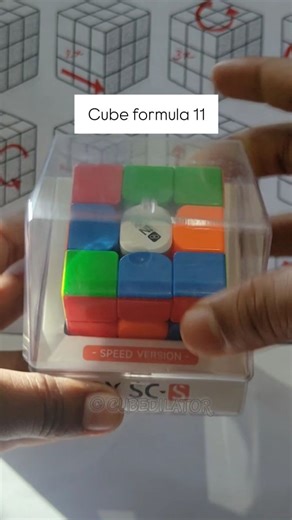 CubeDilator || Acapella || Rubik's Cube on Instagram: "Rubik's Cube Solving Formula 11👆... #cubing #trendingreels #rubikscube #speed #cubedilator"