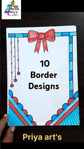 Beautiful border designs | a4 sheet design | top 10 border designs|chart paper border|border designs