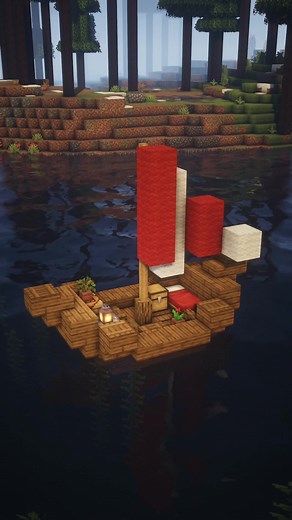 Minecraft: a boat starter house! Would you live here in your first days? Watch the full tutorial on my YouTube channel! #minecraft #minecraftbuilding #minecrafthacks #minecraftmemes #minecrafter #boat #starterhouse #viral