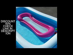 Foldable Inflatable Back Floating Row Air Mattress Swimming Pool Water Chair