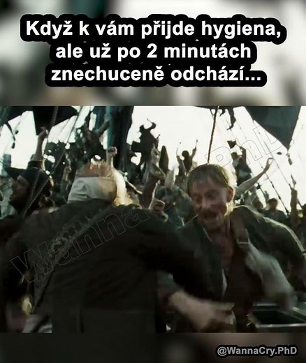 Piráti z Karibiku: Truhla mrtvého muže (2006) #pirati #prace #hygiena #inspekce #ustup #memes #cz