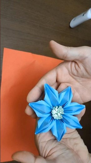 Paper Flower Cricut Tutorial / How To Make Paper Flower / Origami Flower Easy / Easy Craft Ideas#DIY