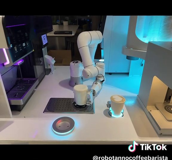 Anno Robot Barista Coffee on TikTok